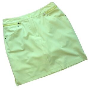 EP Pro Size 8 Golf Skort yellow